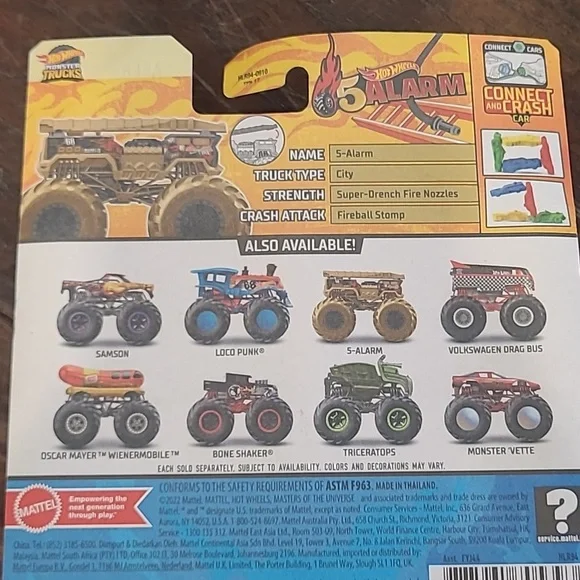 New Hot Wheels Monster Truck 5 Alarm - Picture 5 of 7